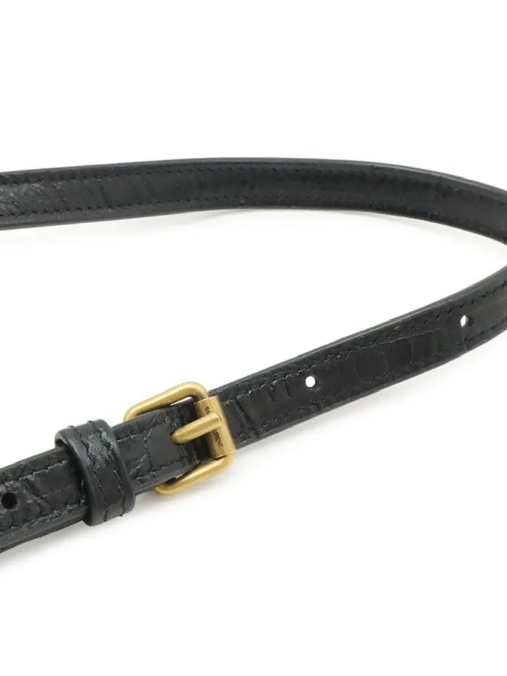 Saint Laurent Paris YSL Mini Toy Shopping 2-Way Shoulder Bag Croco - Picture 5 of 9